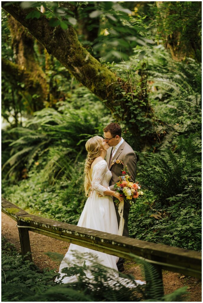 Just Married at Horning's Hideout Lakeside Forest Wedding Summer of 2023