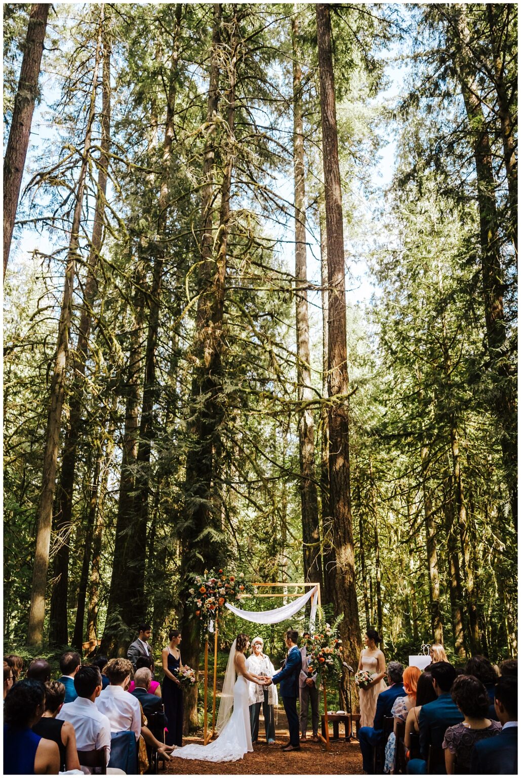 Camp Colton Forest Wedding in Colton OR Scott   Shira