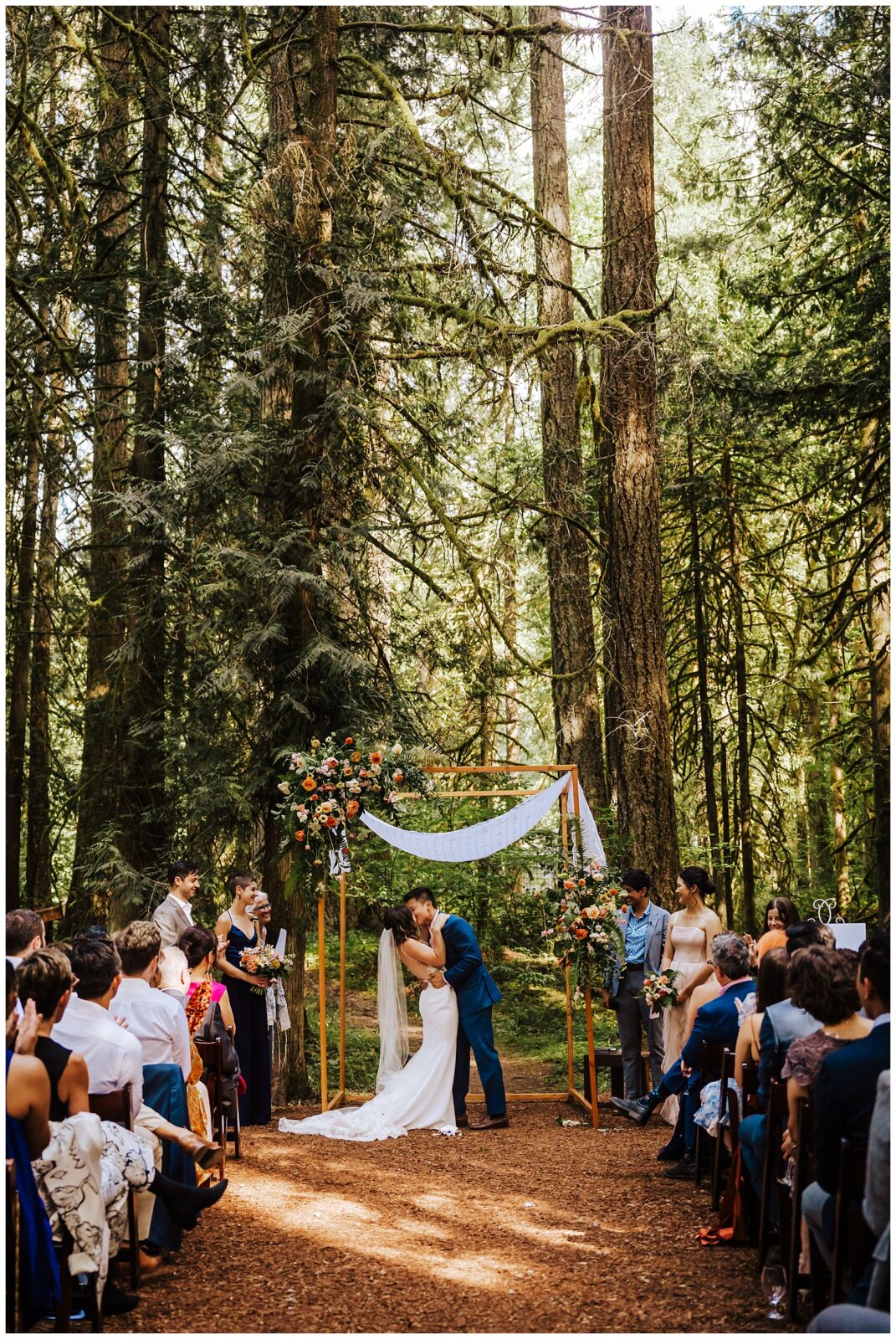 Camp Colton Forest Wedding in Colton OR Scott   Shira