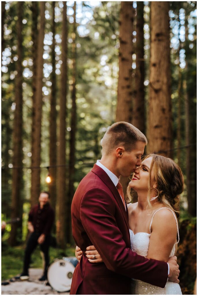 Pacific Northwest Treehouse Emerald Forest Elopement near Seattle, WA