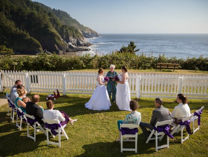 Heceta Head Lighthouse Intimate Wedding Venue in the Pacific Northwest