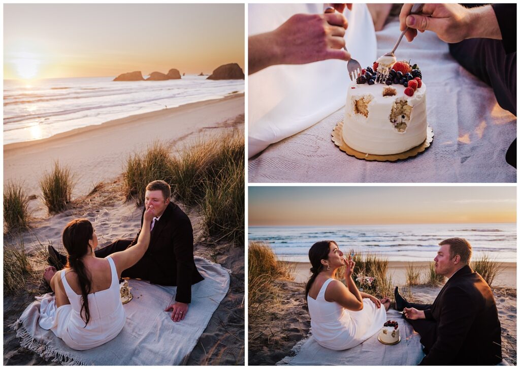 Northern Oregon Coast Elopement near Cannon Beach, OR