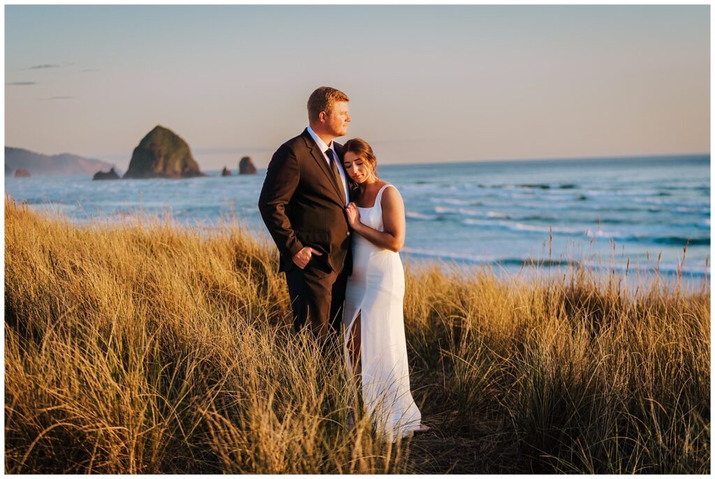 Northern Oregon Coast Elopement near Cannon Beach, OR