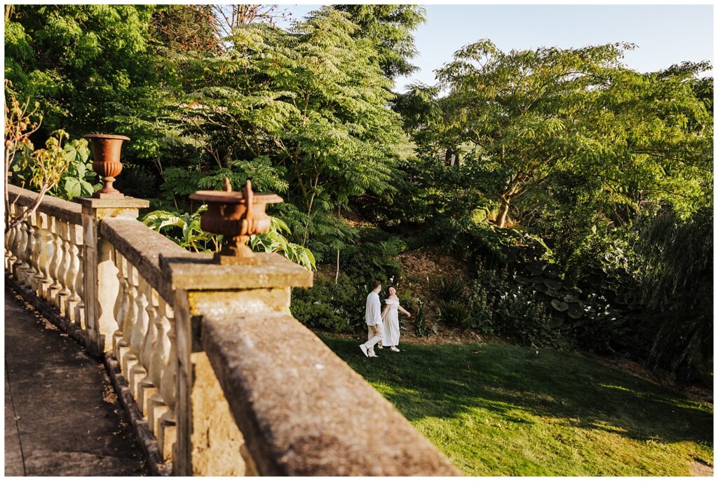 Villa Catalana Cellars Summer Engagement European Inspired Couple's session