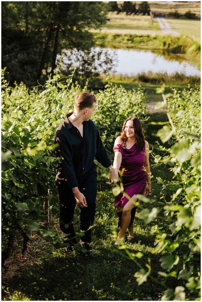 Villa Catalana Cellars Vineyard couple's photo