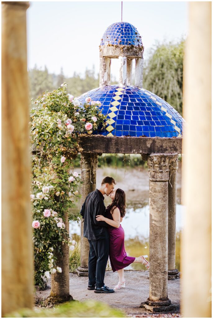 Villa Catalana Cellars Pergola couple's photo